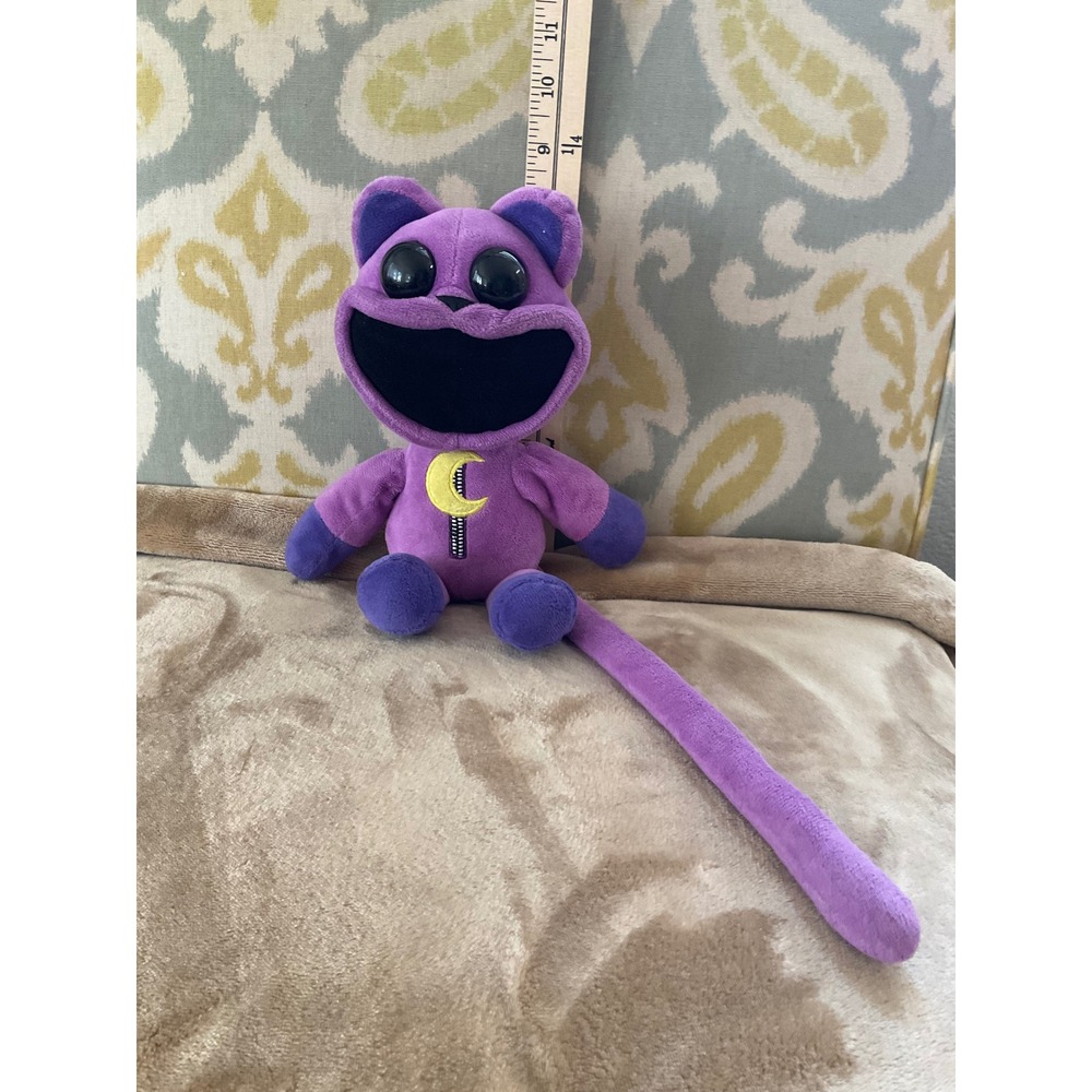 Poppy Playtime CatNap Plush Smiling Critters Purple Cat 11 inch Mob